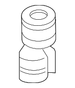 95810721300 - Emission System: Vent Tube Connector for Porsche: Cayenne, Panamera Image