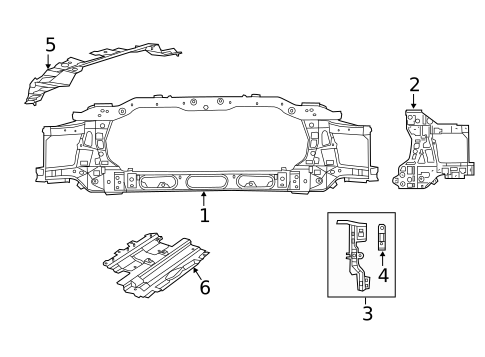 Radiator Support for 2013 Ram 2500 #0