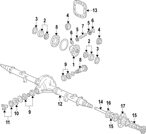 Differential for 2018 Ford F-350 Super Duty #0