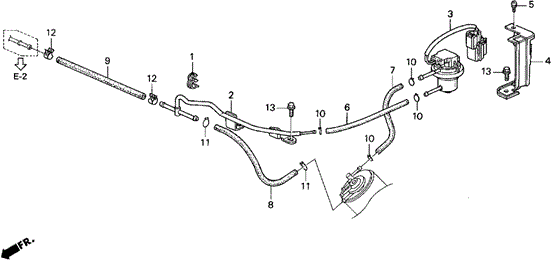 Purge Flow Switch for 1995 Acura TL #0