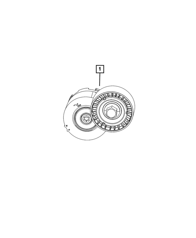68414863AA - Cooling: Belt Tensioner for Mopar Image