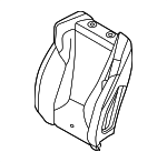 52105A5AF34 - Body: Seat Back Pad for BMW Image