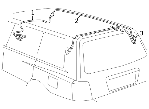 Antenna & Radio for 2009 Toyota Highlander #3