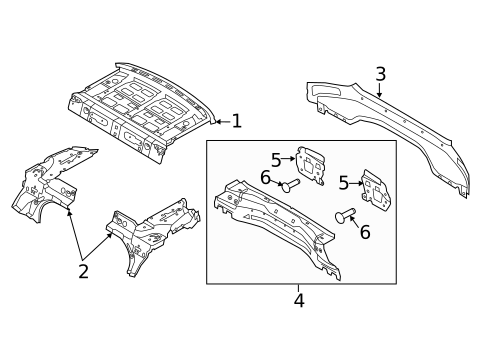 Rear Body for 2017 Ford Focus #0