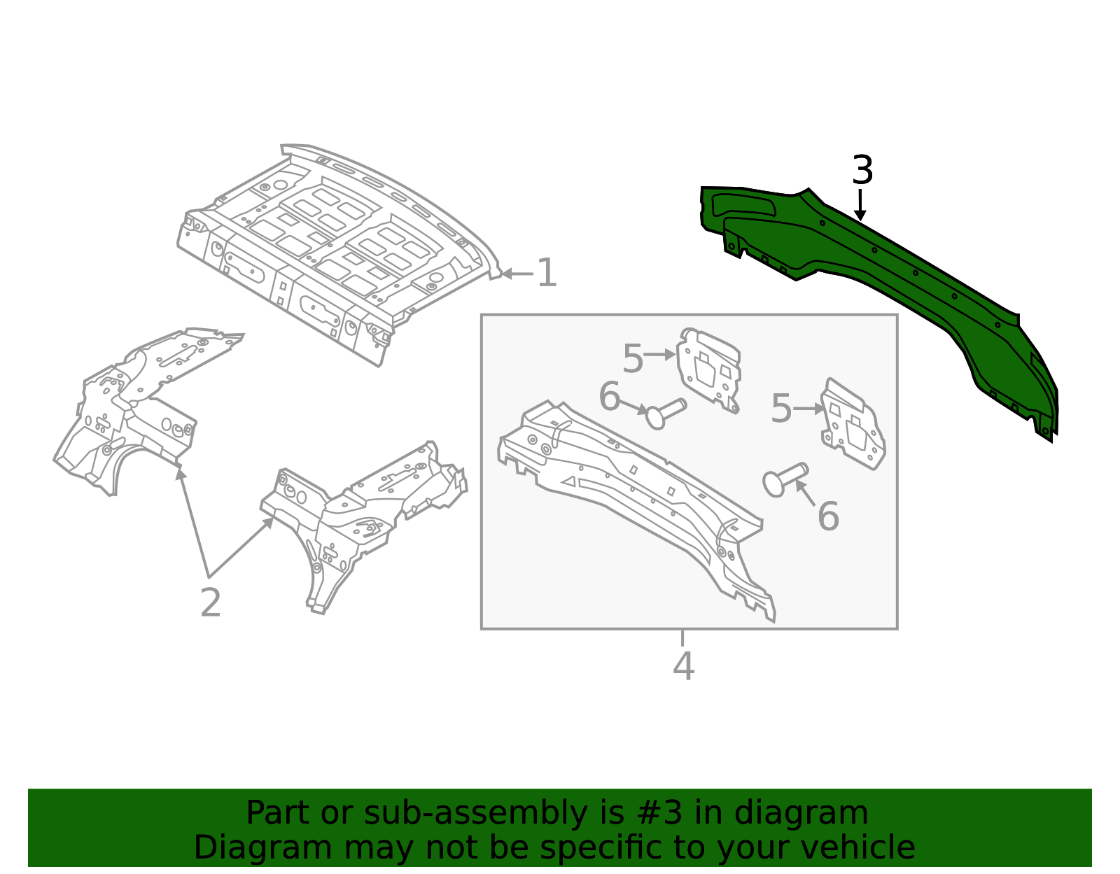 cp9z5440320b - Ford Rear Body Panel | Levittown Ford Parts