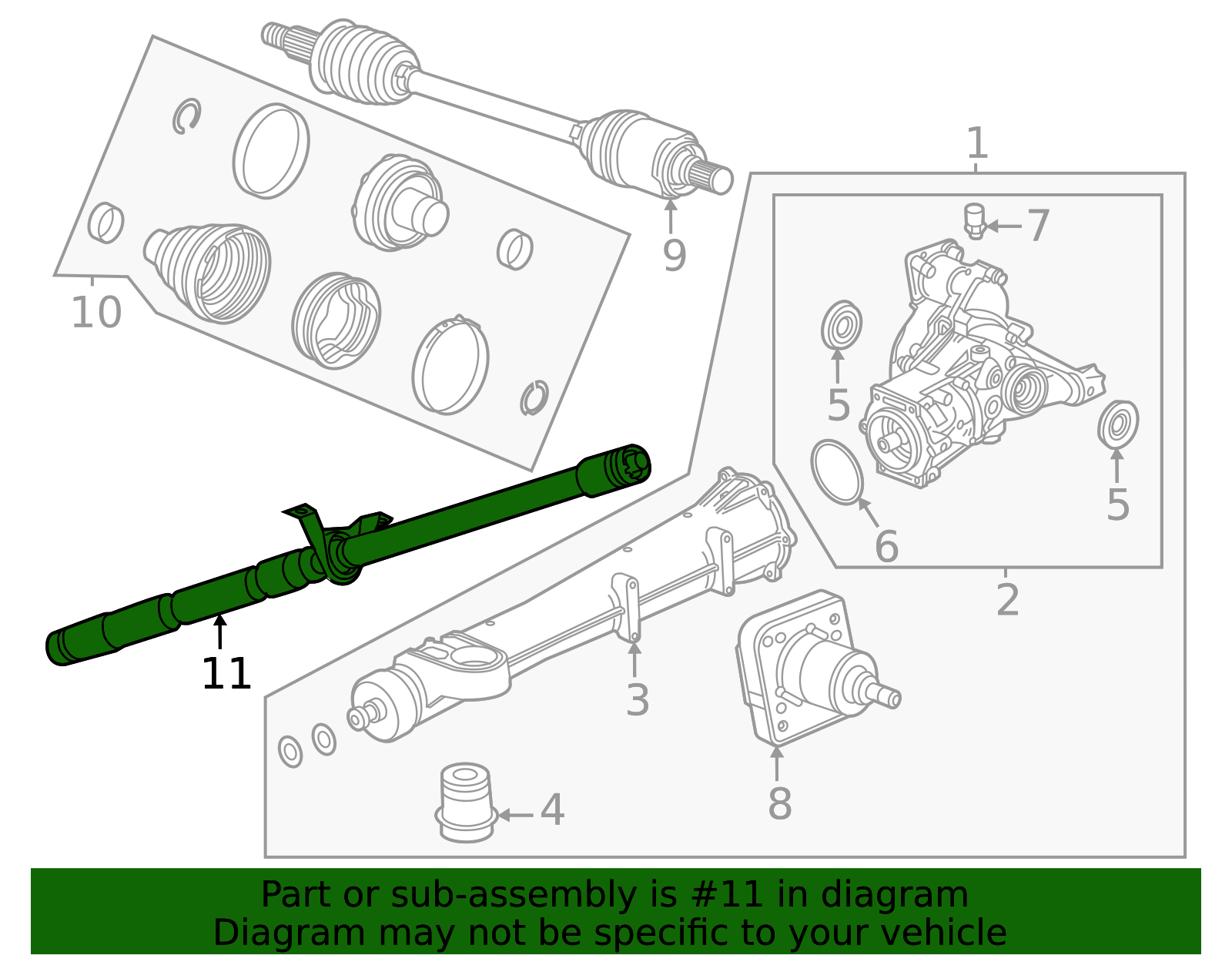 2025-2026 GM (Replaces 87851009) Drive Shaft Replaced by 42939384 ...