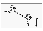 548101R100 - Suspension: Stabilizer Bar for Hyundai: Accent Image