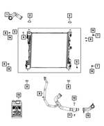 68376231AA - Cooling: Radiator Draincock for Mopar Image