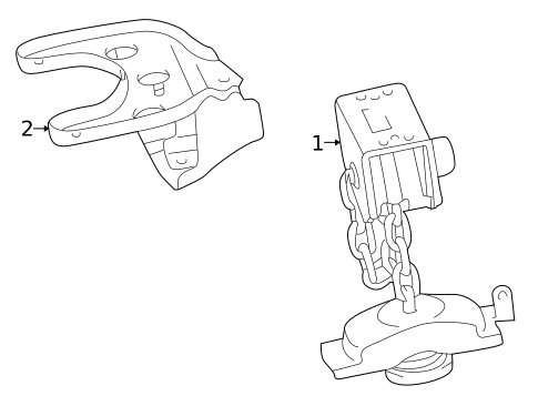 Spare Tire Carrier for 2020 Lexus GX460 #0
