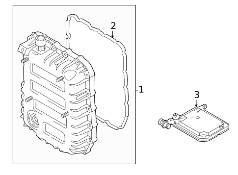 Transaxle Parts for 2023 Hyundai Santa Fe #0