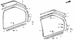 90657671631 - Interior/Bumper: CLIP, TRIM (BLACK) for Honda Image