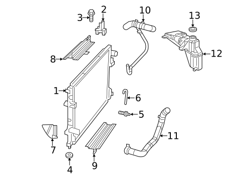 Radiator & Components for 2014 Chrysler 300 #0