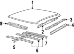 20683915 - Body: Roof Panel for Buick: Riviera Image
