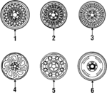 F4LY1007A - Suspension: Wheel, Alloy for Lincoln: Mark VIII Image