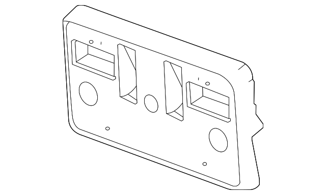 2022-2026 GMC Front License Plate Bracket 84877919 | OEM Parts Online