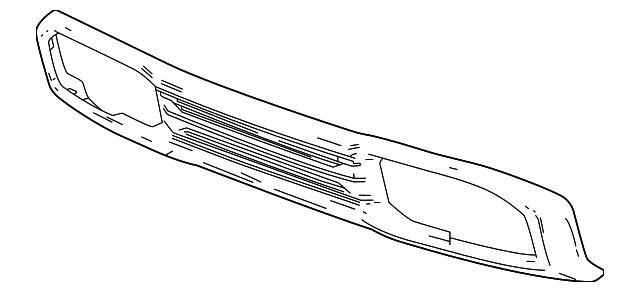 2022-2026 GMC Front Bumper Impact Bar Skid Plate 84878746 | OEM