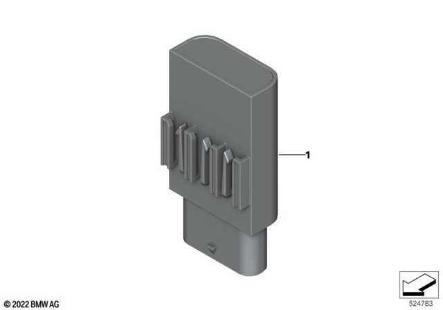 61357715869 - General Electrical System: Diode Module -  for BMW-Motorrad Image image
