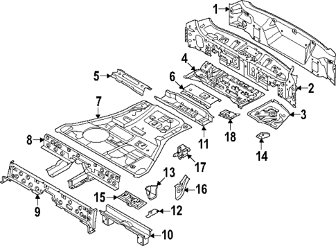 Rear Body for 2023 BMW XM #0