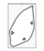 72310TBAA01 - : Door Weather-Strip for Honda Image