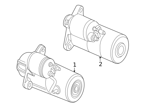 Starter & Related Components for 2000 Saturn LS1 #0