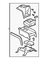 20898108 - Body: Console Assembly for Cadillac: Escalade Image