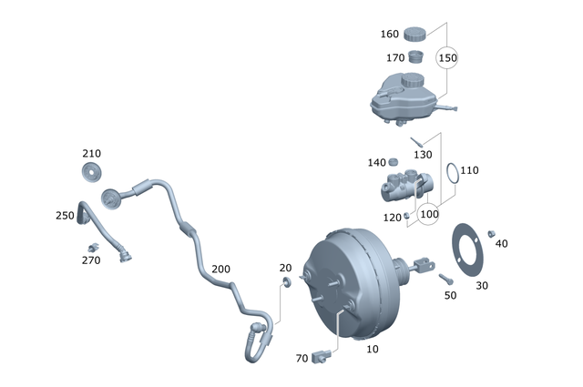 827164 - Brake System: Nut for Mercedes-Benz Image image