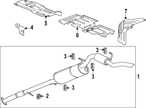 Exhaust Components for 2023 Chevrolet Colorado #0