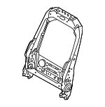 LR140456 - Body: Seat Back Frame for Land Rover: Discovery Sport Image