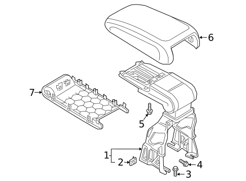 Armrest for 2025 Audi Q3 #0