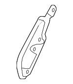 31446796 - Body: Seat Back Panel Bracket for Volvo Image