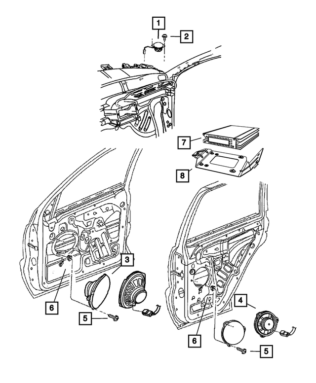5064353AP - Electrical: Amplifier for Mopar Image
