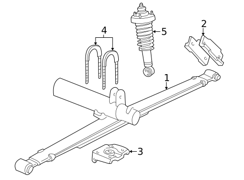 Rear Suspension for 2002 Ford Explorer Sport #0