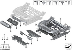 52109108133 - Seats: Seat Frame, Electr. Left for BMW Image