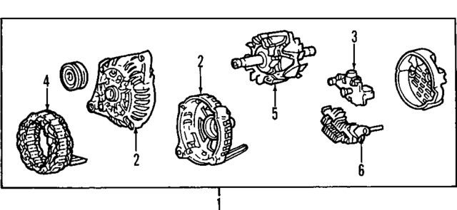 93740899 - : Alternator Rectifier for GM Image