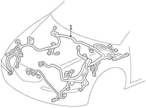 Wiring Harness for 2009 Acura RL #0