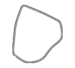 5K6867913C9B9 - Body: Surround Weather-strip for Volkswagen: Golf, Golf R, GTI Image