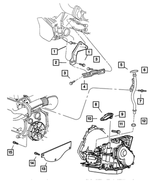 6500158 - Automatic Transaxle 4 Speed: Hex Head Screw And Washer for Mopar Image