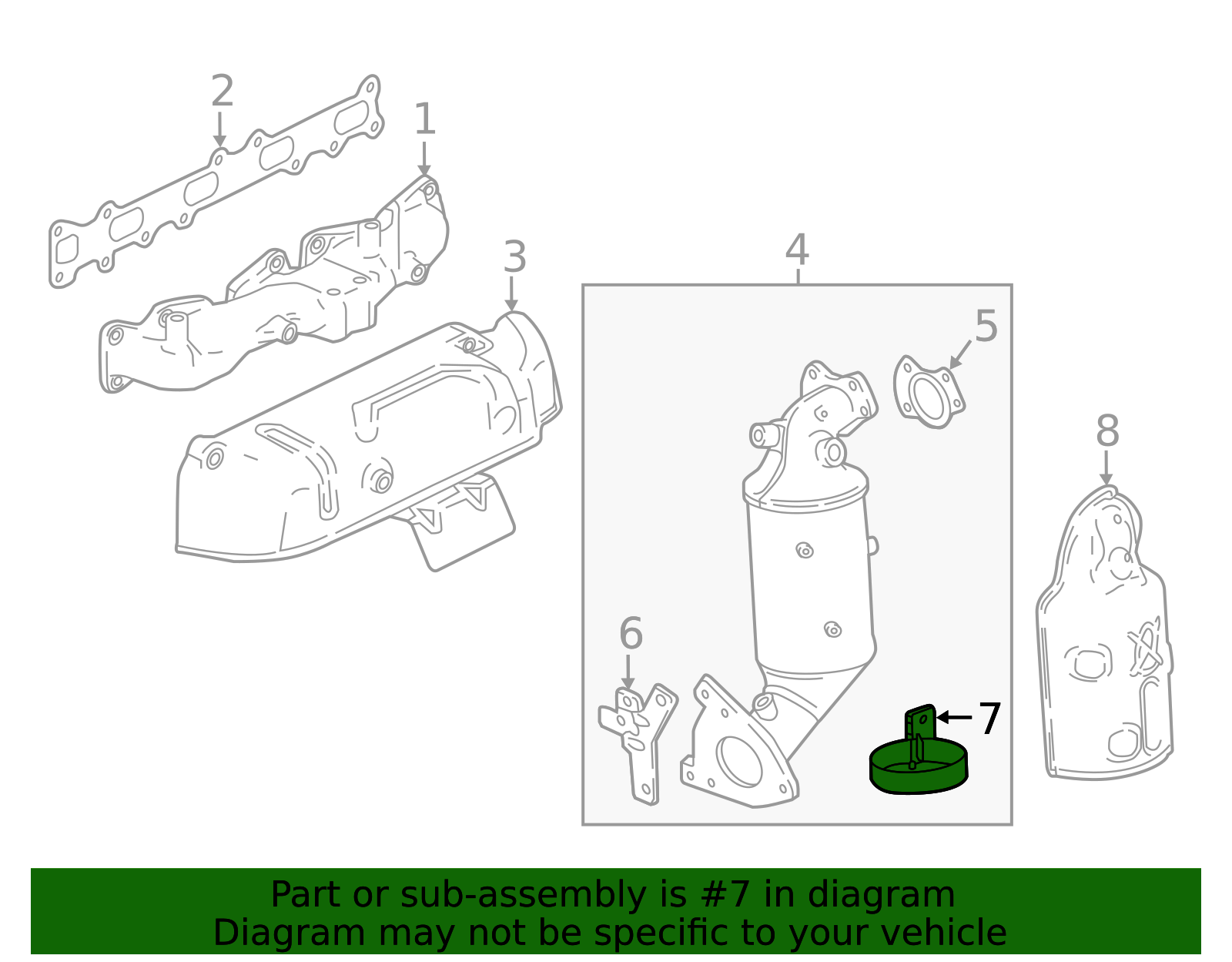 2016-2022 GM Catalytic Converter Brace Bracket 55589486 | TascaParts.com