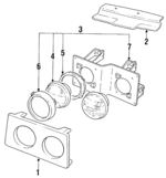 DAC3468 - Electrical: Headlamp Assembly for Jaguar Image