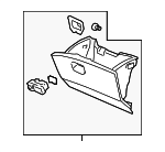 77500SHJA01ZC - : Glove Box Assembly for Honda: Odyssey Image