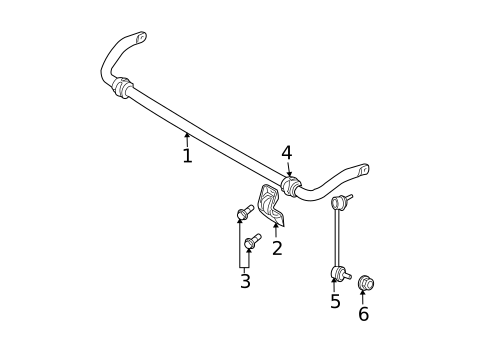Stabilizer Bar & Components for 2008 Dodge Charger #2