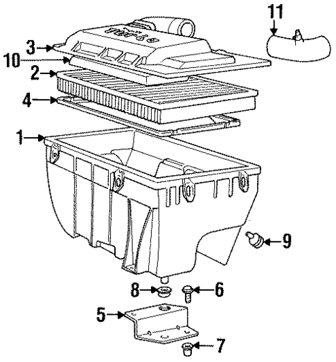 Air Inlet for 1996 Volvo 960 #0