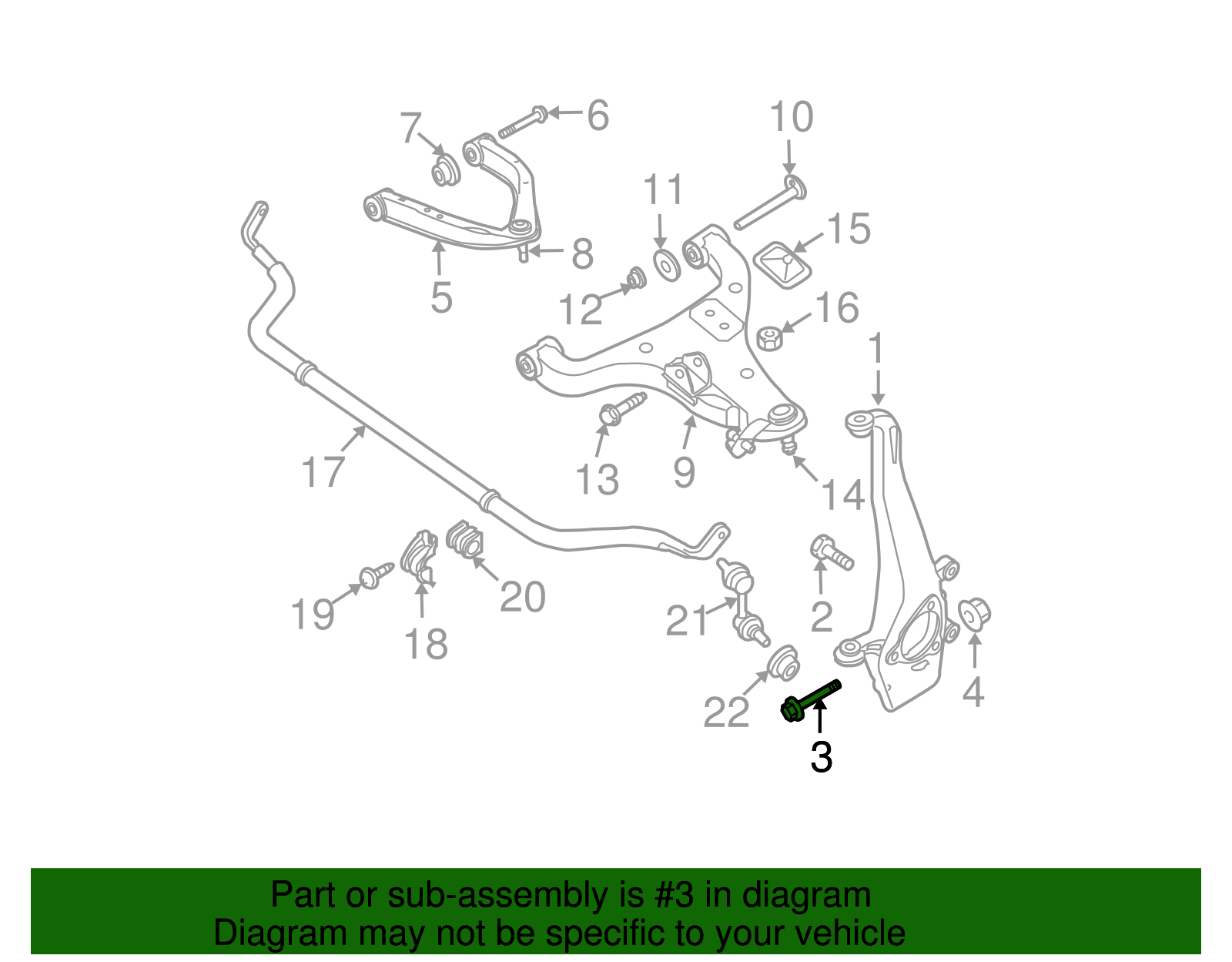 プロ・パーカッショニスト仕様：Original-Bolt-Kengueni2本 1995-2003 Nissan Maxima Engine Cross-Member Bolt 11298-40U01
