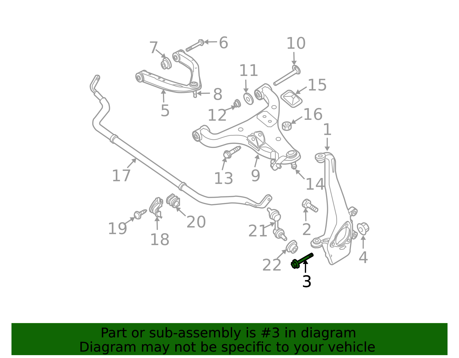 ナックル Steer Axle Knuckles for Forklifts - 40014-0K000-F1 (R/H)
