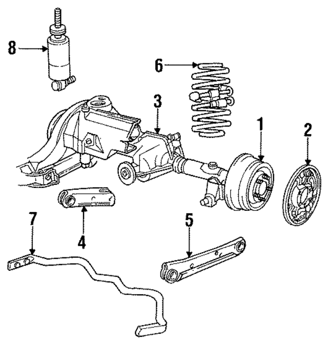 AS252 - Suspension: Suspension Shock Absorber for Ford Image