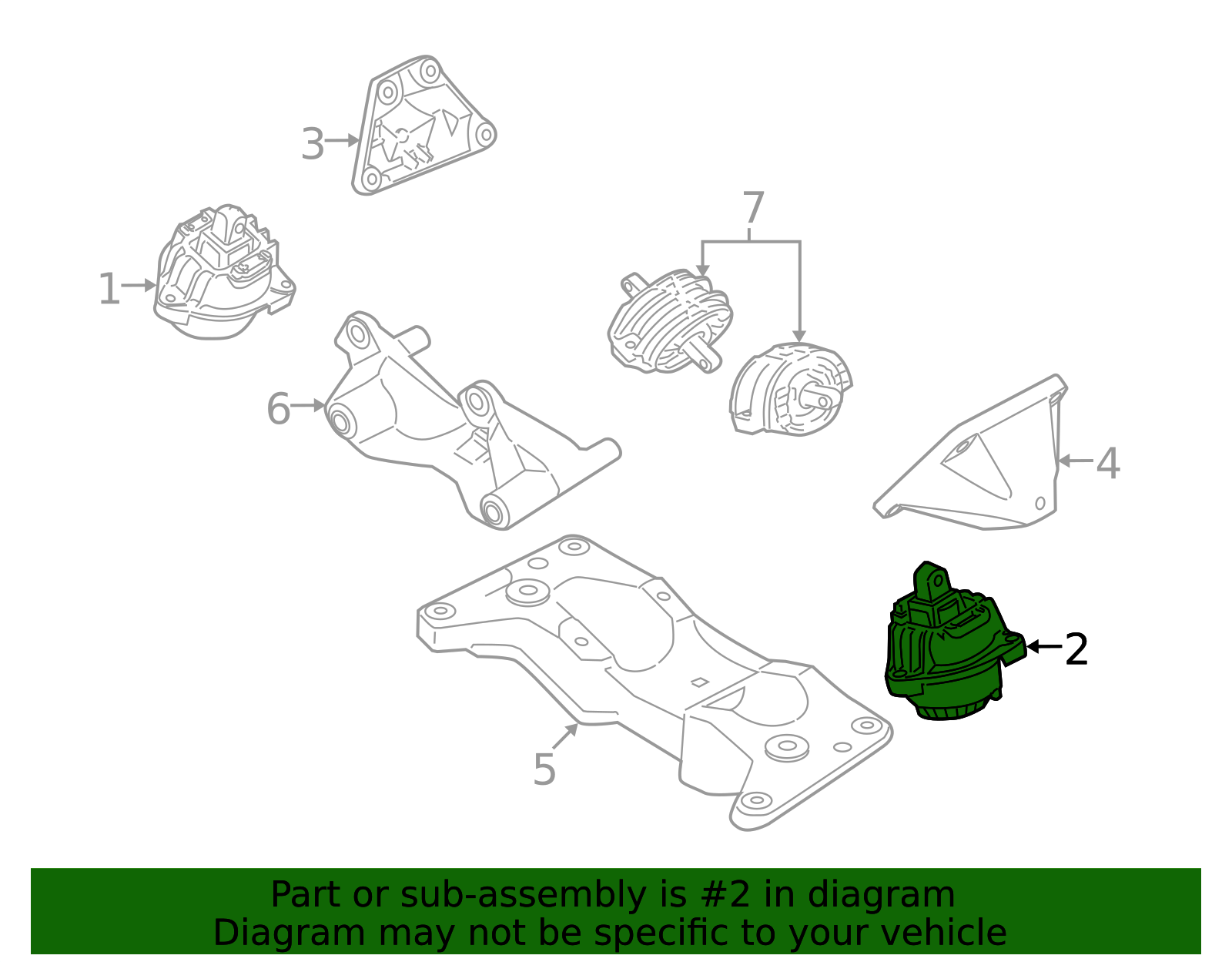 Engine Mount - OEM Vibration Isolator for BMW | AutoNation Parts