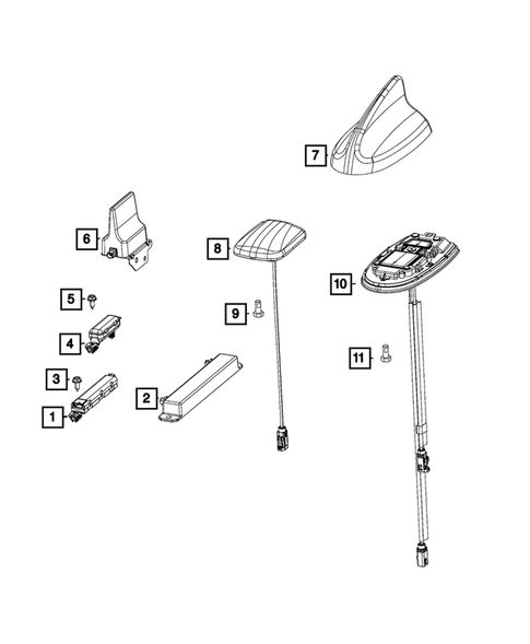 Radio, Antenna, Speakers, DVD, and Video systems for 2022 Dodge Charger #0
