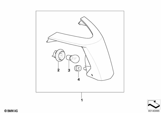 63217671155 - : Rear Light for BMW-Motorrad Image