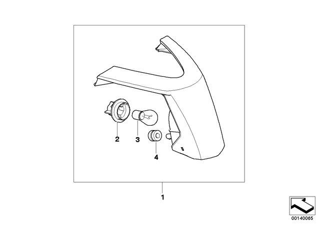 63217671155 - : Rear Light for BMW-Motorrad Image