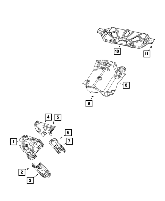 6106297AA - Exhaust: Hex Flange Head Bolt for Mopar Image